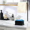Luxspire Kitchen Sponge Holder for Sink, Resin Dish Sponge Holder with Compartments