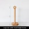 Solid Wood Paper Roll Holder, Creative Kitchen Vertical Beech Paper Towel Rack