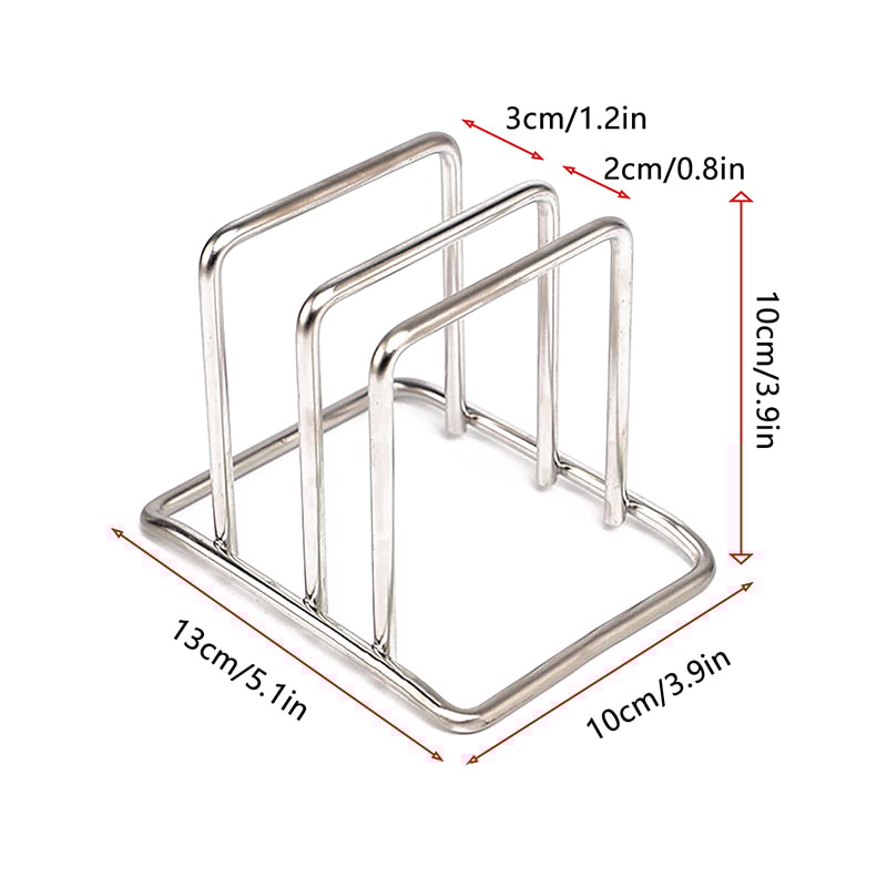 Stainless Steel Cutting Board Holder, Kitchen Storage Rack Organizer for Chopping Board