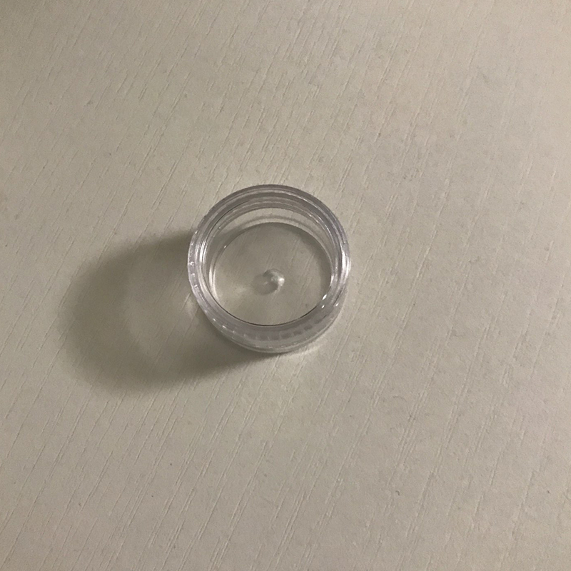 Mini Cosmetic Bottles, Sample Clear Cream Jar, Transparent Pot for Nail Arts, Small Clear Can Tin for Balm