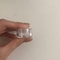Mini Cosmetic Bottles, Sample Clear Cream Jar, Transparent Pot for Nail Arts, Small Clear Can Tin for Balm