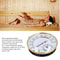 Multipurpose Sauna Thermometer Hygrometer with Clear Scale, Simultaneous Display for Home Sauna