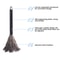 Feathers Duster Plastic Handle Duster Antistatic Dust Removal Ostrich Duster FeatherFur Brush 2