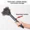 Feathers Duster Plastic Handle Duster Antistatic Dust Removal Ostrich Duster FeatherFur Brush 3