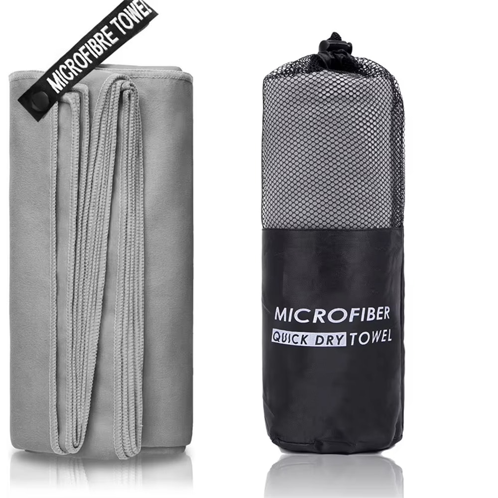 Absorbent Microfiber Bath Towel, Quick-Drying, Strong Absorbent Microfiber