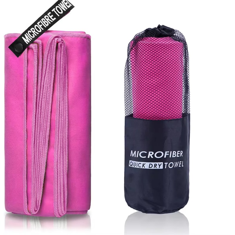 Absorbent Microfiber Bath Towel, Quick-Drying, Strong Absorbent Microfiber