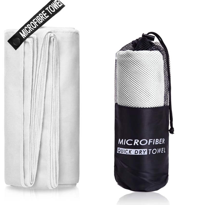 Absorbent Microfiber Bath Towel, Quick-Drying, Strong Absorbent Microfiber