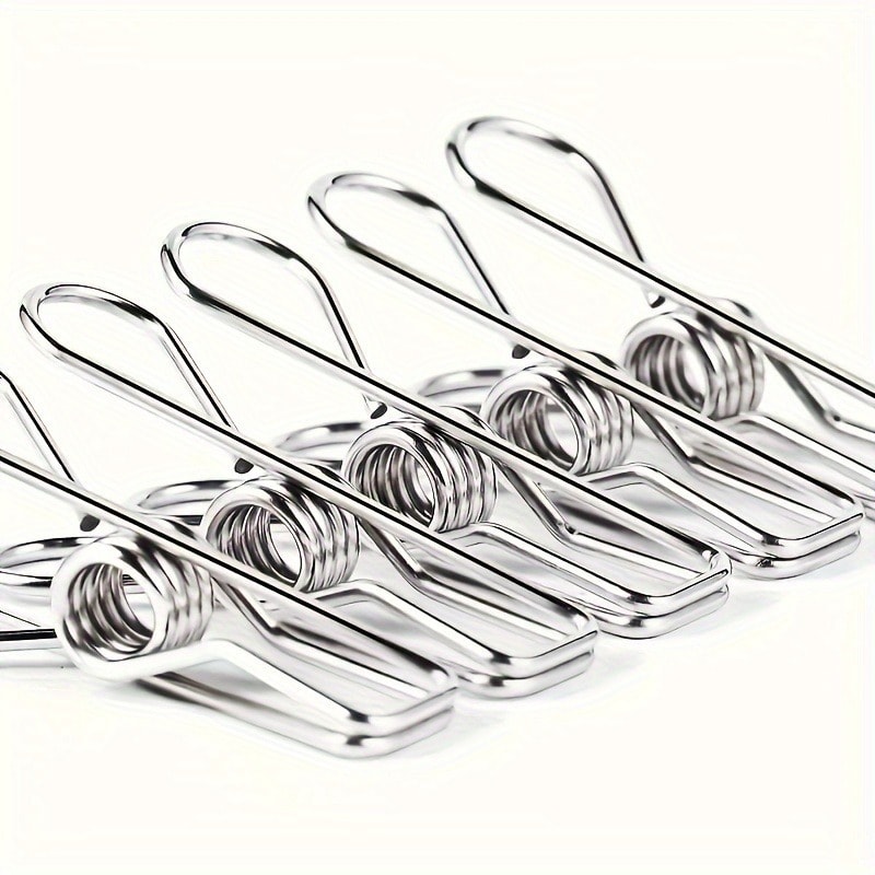 Stainless Steel Clothes Pins Durable Clothes Pegs MultiPurpose Utility Clips For Laundry Home Kitch 6