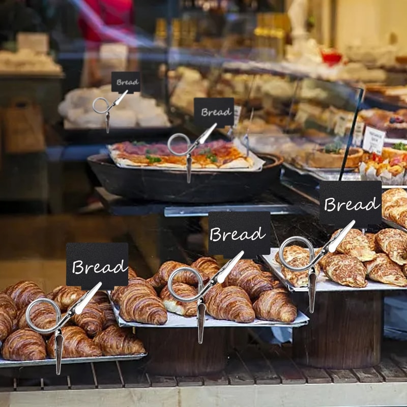 Kitchen Accessories Stainless Steel Clip Clamp Wire Rope Photo Holder Desk Decor Display For Office 4