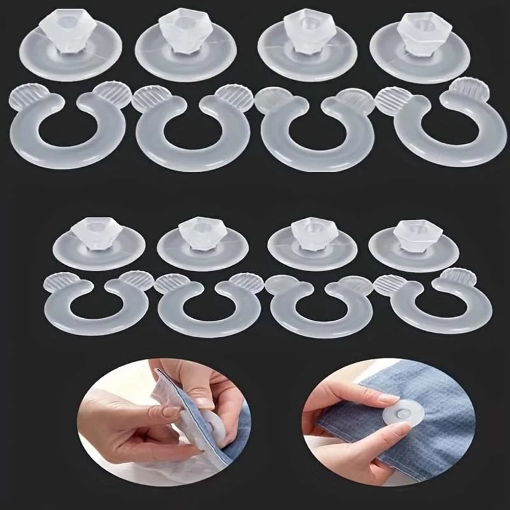 Bed Sheet Duvet Cover Fastener Clips AntiSlip Blanket Buckles Quilt Holder Fixators 6