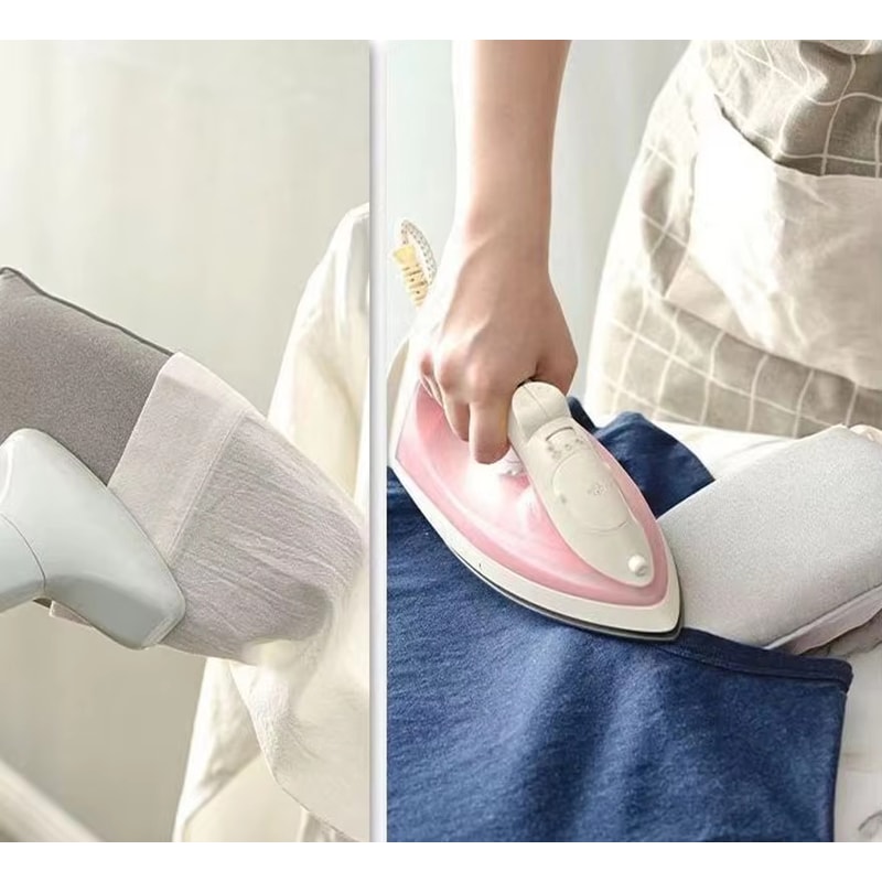 Wooden Ironing Board Mini Pad Padded Sleeve Pillow Board Curved Home Aid For Small Table Top 4