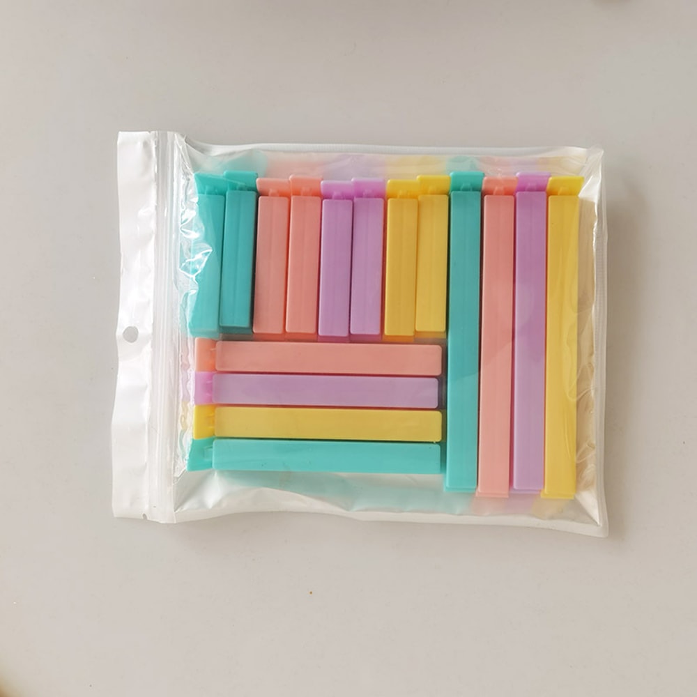 Portable Kitchen Storage Food Snack Seal Sealing Bag Clips Plastic Tool, Sealer Clamp for Kitchen Accessories