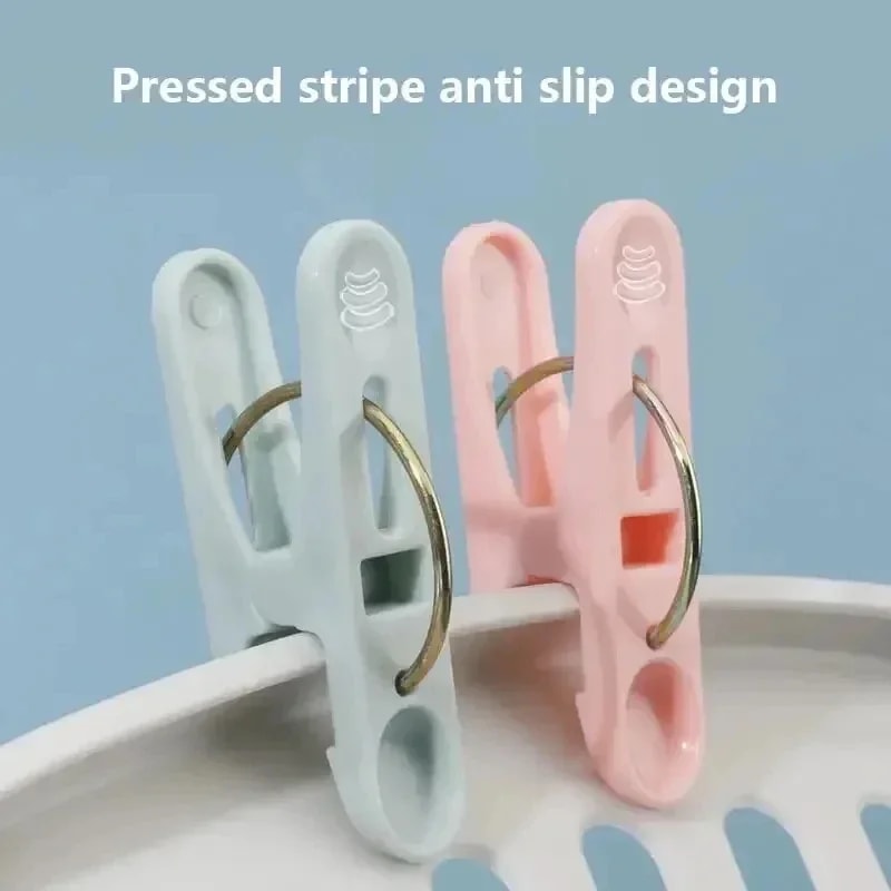 Windproof Clothespins For Air Drying Clothes Socks And Food Bag Sealing Clips 2