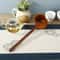 Natural Wooden Bath Spoon with Long Handle, Water Ladle for Home Use