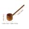 Natural Wooden Bath Spoon with Long Handle, Water Ladle for Home Use