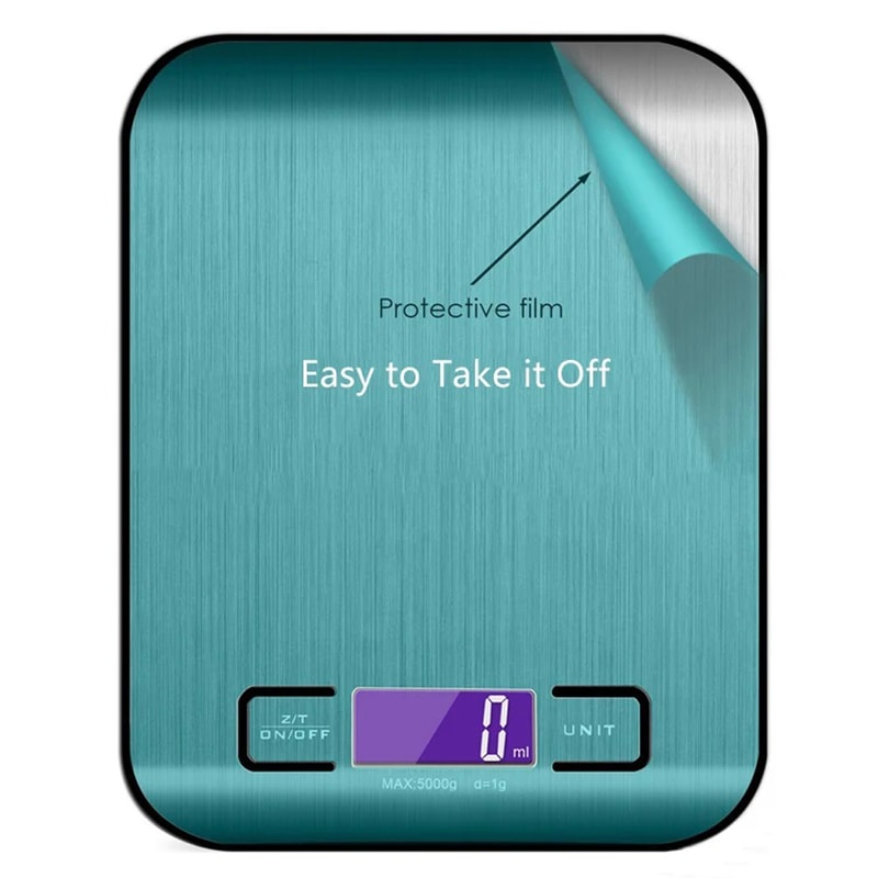 USB Charging Digital Scale, Stainless Steel High-Precision Kitchen Food Scale for Cooking, Baking