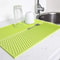Kitchen Silicone Drain Pad, Storage Rack Holder, Durable Table Mat for Dish Drying Counter Protection