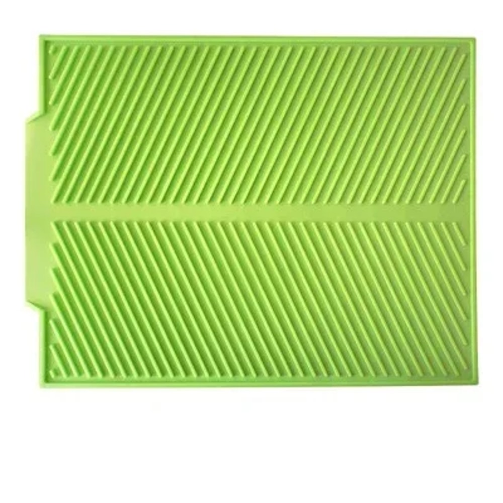 Kitchen Silicone Drain Pad, Storage Rack Holder, Durable Table Mat for Dish Drying Counter Protection