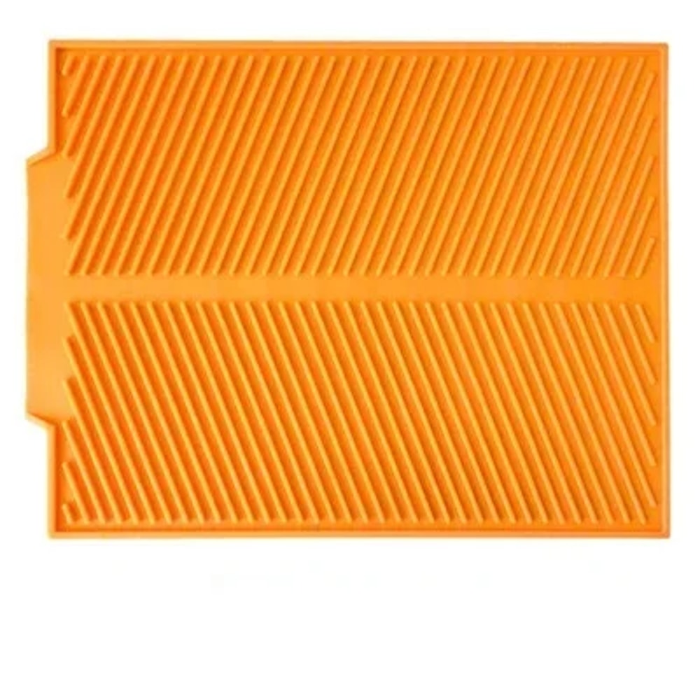 Kitchen Silicone Drain Pad, Storage Rack Holder, Durable Table Mat for Dish Drying Counter Protection