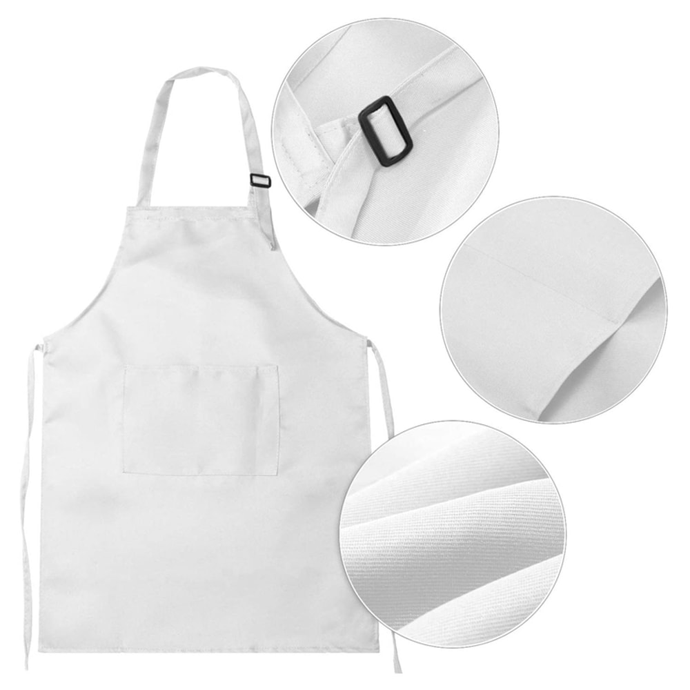 Adjustable Childrens Kitchen Apron With Chef Hat Set Perfect For Cooking And Painting 1