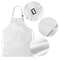 Adjustable Childrens Kitchen Apron With Chef Hat Set Perfect For Cooking And Painting 1