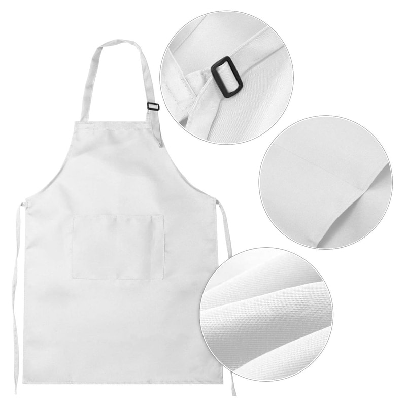 Adjustable Childrens Kitchen Apron With Chef Hat Set Perfect For Cooking And Painting 1