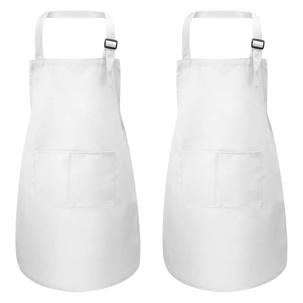 Adjustable Childrens Kitchen Apron With Chef Hat Set Perfect For Cooking And Painting 4