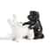 Funny Novelty Ceramic Dog Salt And Pepper Shaker Set Kitchen Humor Gift For Dog Lovers 0