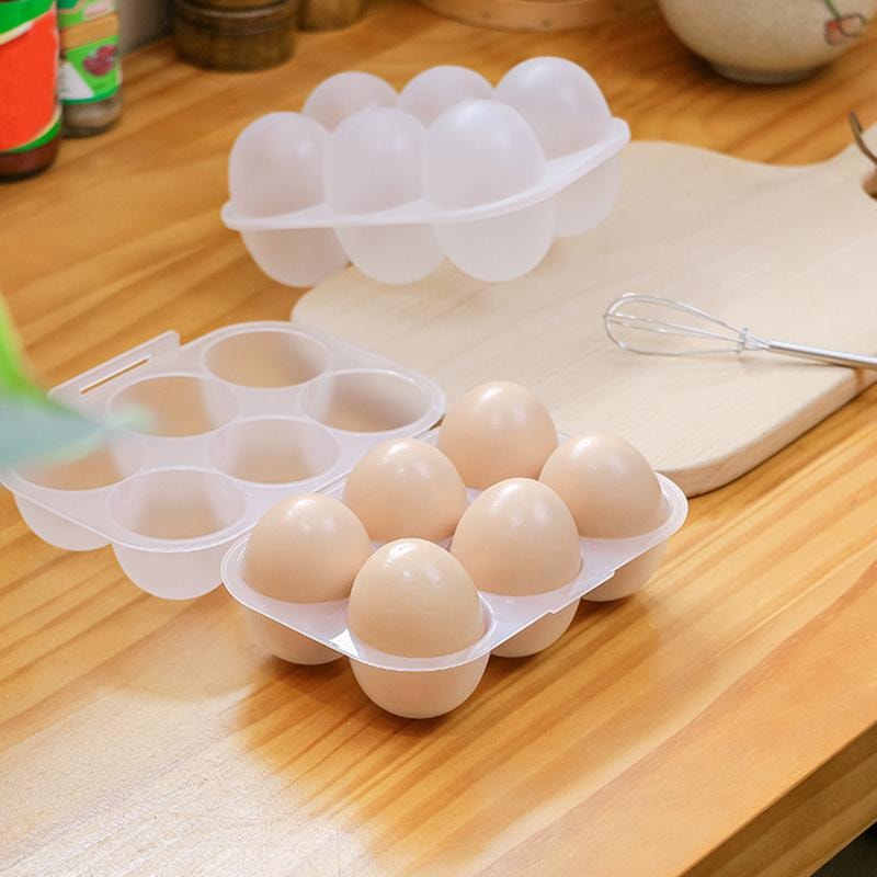 Eggs Holder Eggs Storage Container With Fixed Handle Plastic Eggs Storage Box For Outdoor Camping E 0