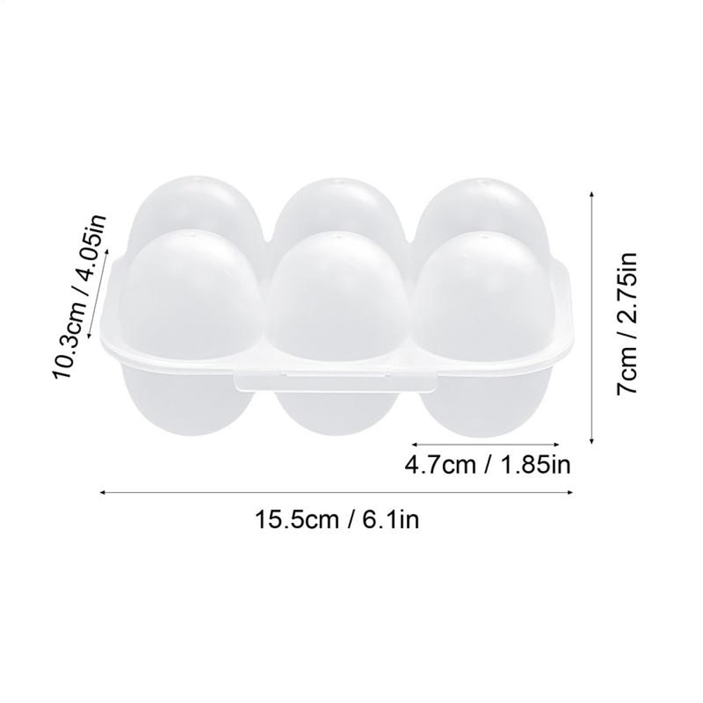 Eggs Holder Eggs Storage Container With Fixed Handle Plastic Eggs Storage Box For Outdoor Camping E 5