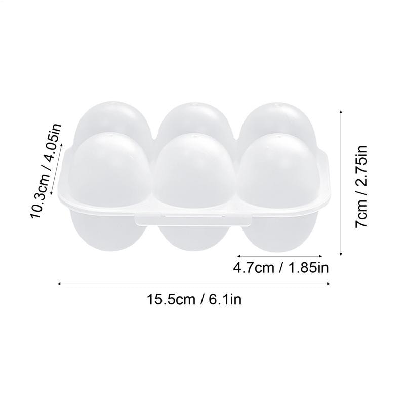 Eggs Holder Eggs Storage Container With Fixed Handle Plastic Eggs Storage Box For Outdoor Camping E 5