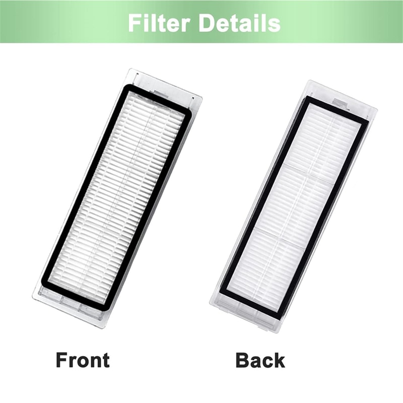 Hepa Filter, Side Brush Mop Cloth for Roborock PureMain, High-Quality Accessories