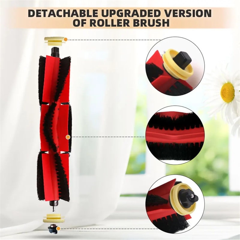 Hepa Filter, Side Brush Mop Cloth for Roborock PureMain, High-Quality Accessories