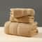 Solid Color Cotton Towel Gift Set, Comfortable Absorbent Bath Towels