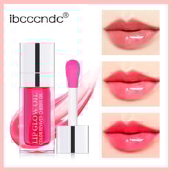 moisturizing lip oil gloss for plumping exfoliating lips, hydrating care soft gloss finish