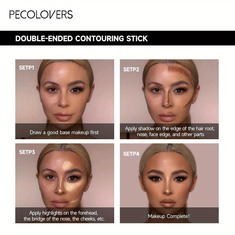 Contouring Stick DoubleHeaded Concealer Highlighter For Nose Bridge And VFace Contouring 2