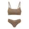 Stylish Solid Ice Silk Seamless Wireless Bra Set Comfortable and Elegant Women's Underwear