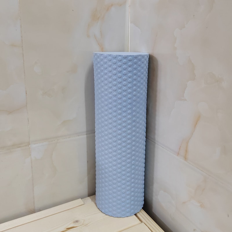 Foam Yoga Roller For Pilates Exercise EVA Foam Cylinder Hexagonal Design For Home Workouts 8