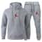 Jogging Fitness Sportswear Set Long for Men, Sleeve Sweatshirt & Casual Pants 2-Piece Set