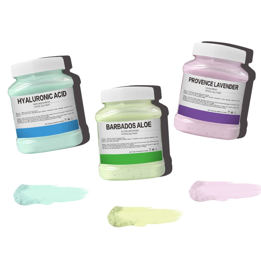 Hydrating Rose Petal Crystal Jelly Mask Powder for Glowing Skin Care