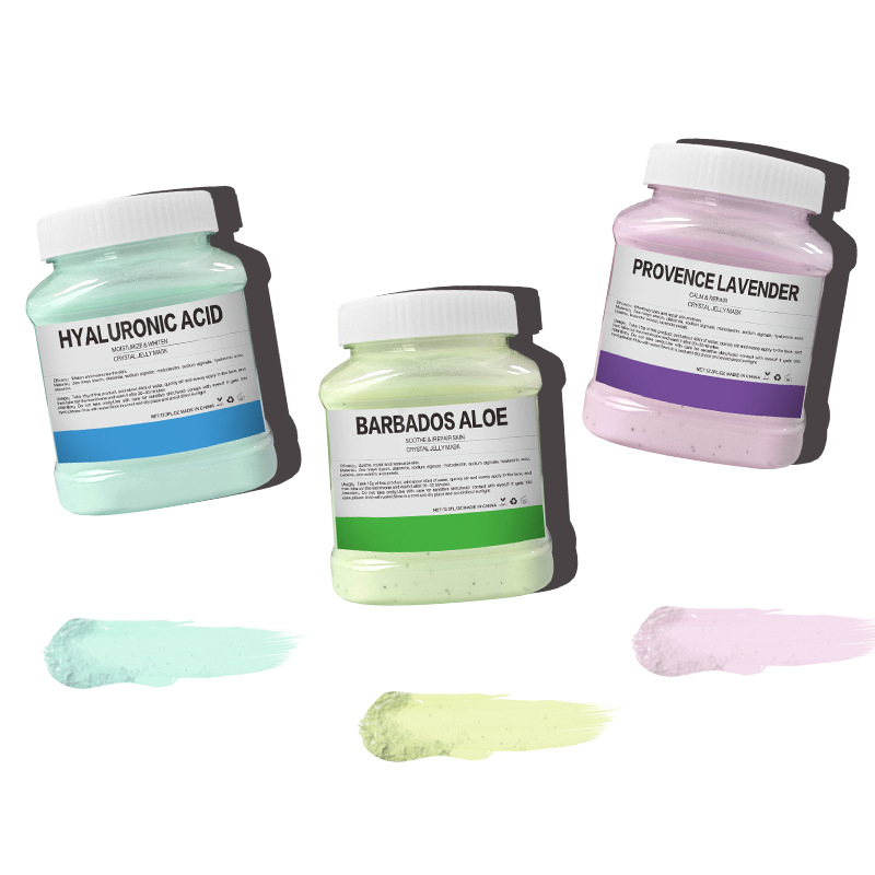 Hydrating Rose Petal Crystal Jelly Mask Powder for Glowing Skin Care