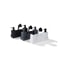 Kitchen Soap Dispenser with Sponge Holder Set Matte Black Sink Caddy for Dishwashing, Hand Washing Brush Tray