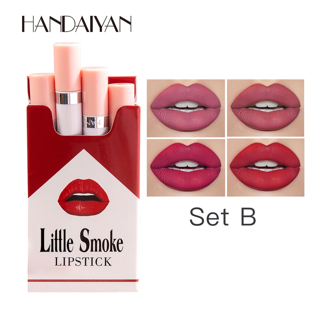 Handaiyan Matte Velvet Lipstick Set Small Cigarette Lipsticks 7
