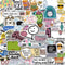 Sarcastic Kawaii Aesthetic Waterproof Vinyl Stickers Pack for Laptop, Phone and Scrapbook