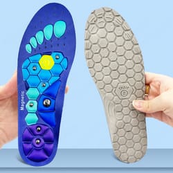 magnetic therapy acupressure insoles anti fatigue massage shoe pads for foot comfort