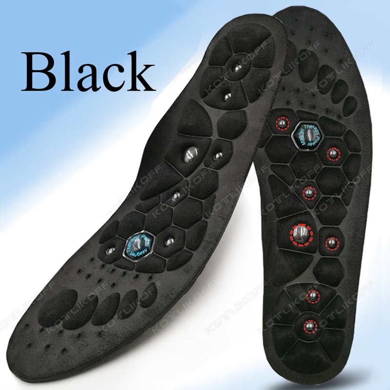 Magnetic Therapy Acupressure Insoles Anti Fatigue Massage Shoe Pads For Foot Comfort 5