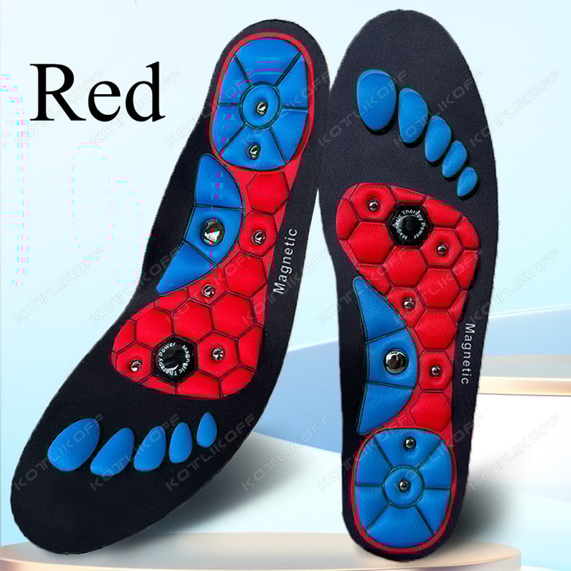 Magnetic Therapy Acupressure Insoles Anti Fatigue Massage Shoe Pads For Foot Comfort 6