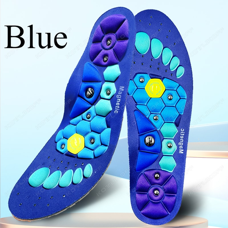 Magnetic Therapy Acupressure Insoles Anti Fatigue Massage Shoe Pads For Foot Comfort 7
