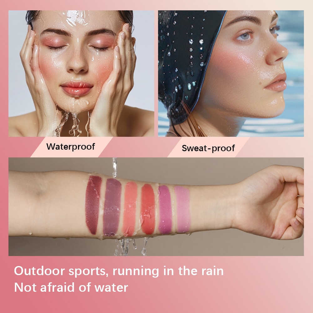 Radiant Glow Cream Blush Stick Makeup For Lips And Cheeks Long Lasting Natural Finish 2