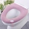 Soft Warm Toilet Seat Cover Elastic Washable Bathroom Seat Pad 6